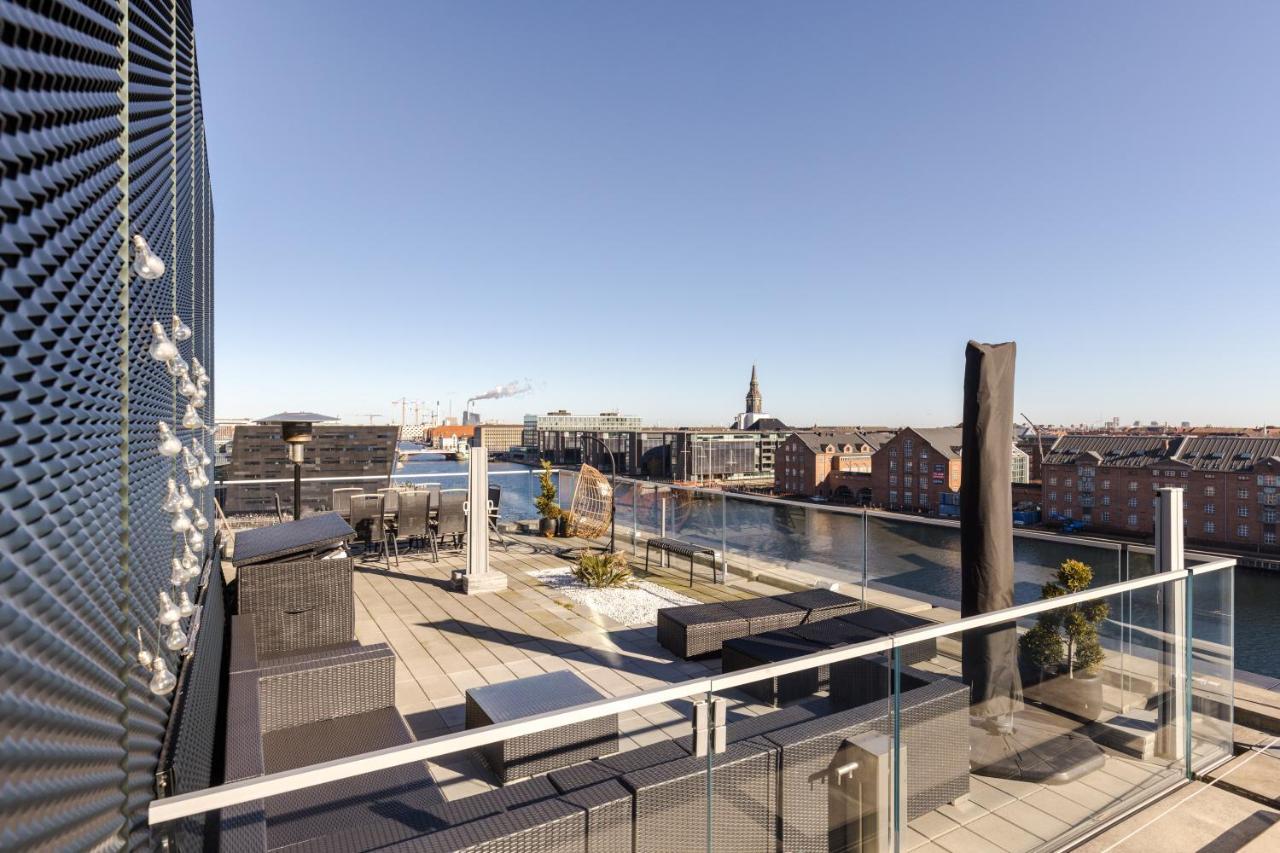 Luxury Harbourfront Penthouse With Private Rooftop 哥本哈根 外观 照片