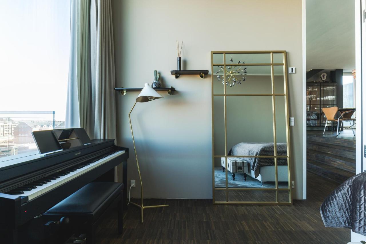 Luxury Harbourfront Penthouse With Private Rooftop 哥本哈根 外观 照片