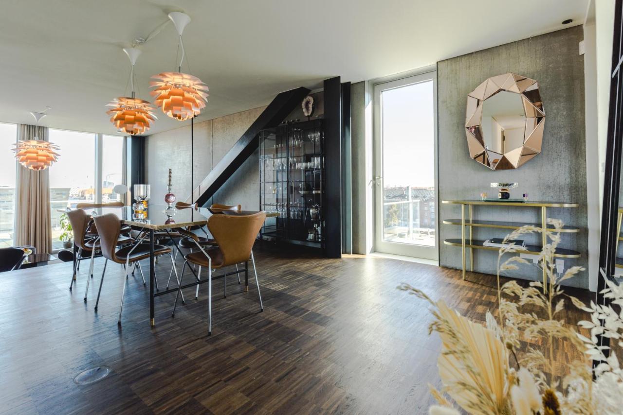 Luxury Harbourfront Penthouse With Private Rooftop 哥本哈根 外观 照片