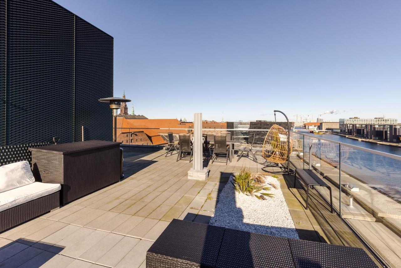 Luxury Harbourfront Penthouse With Private Rooftop 哥本哈根 外观 照片